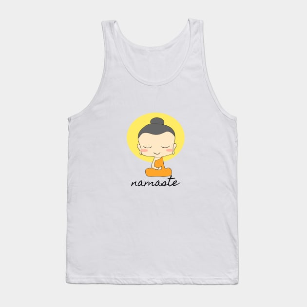 Namaste Tank Top by Pipa's design